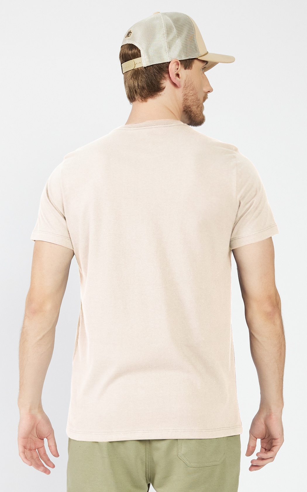 CAMISETA MAS MC SILKADA AEROPOSTALE CREME