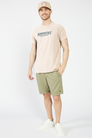 CAMISETA MAS MC SILKADA AEROPOSTALE CREME