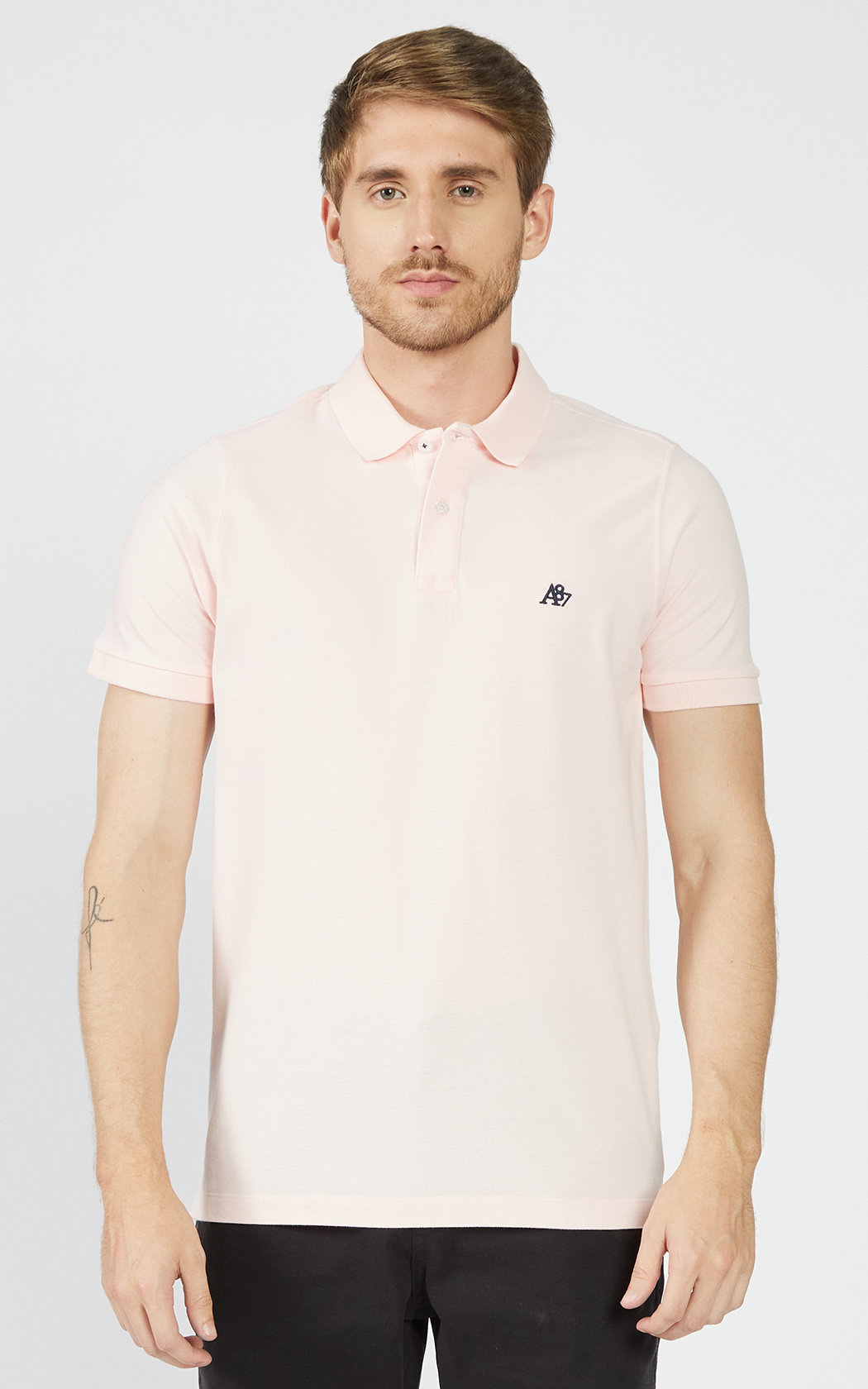 POLO MAS MC AEROPOSTALE ROSA