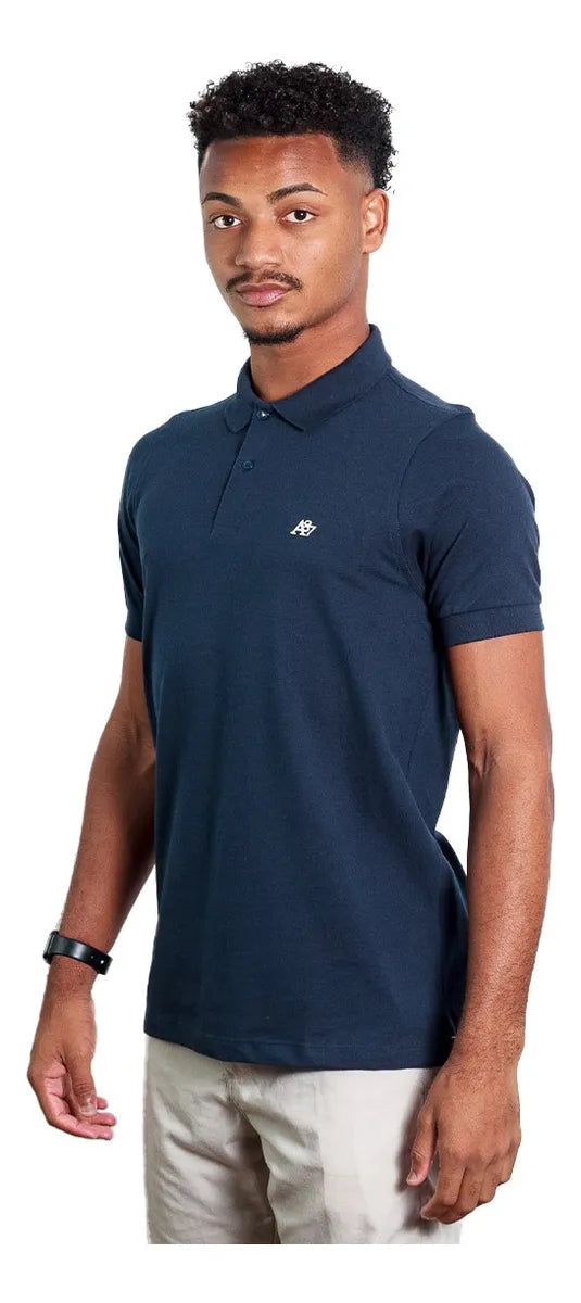 POLO MASC MC AEROPOSTALE MARINHO