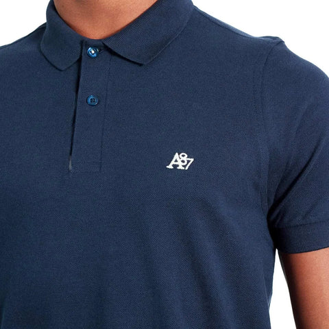 POLO MASC MC AEROPOSTALE MARINHO