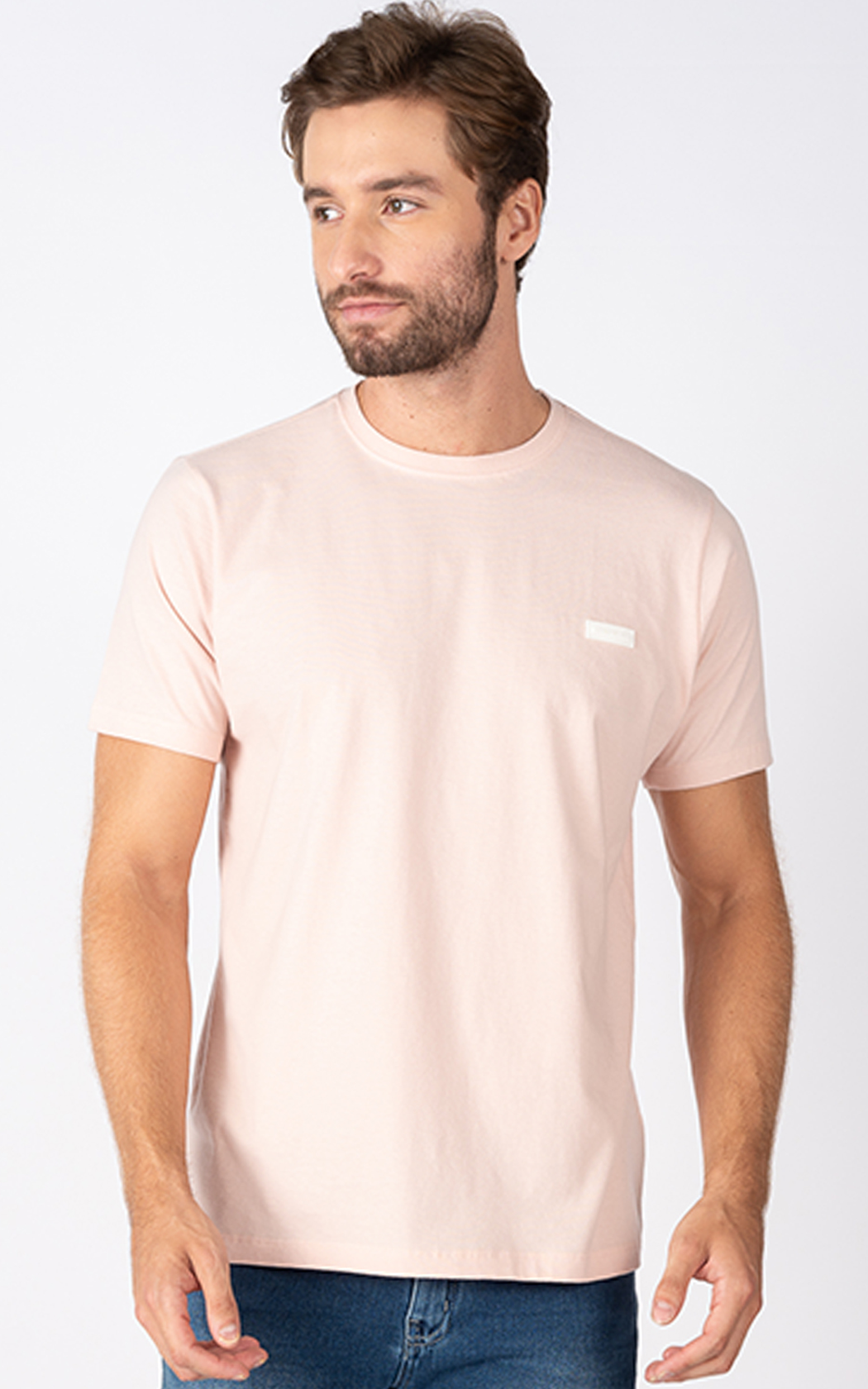 CAMISETA MAS MC COMFORT AEROPOSTALE ROSA CLARO