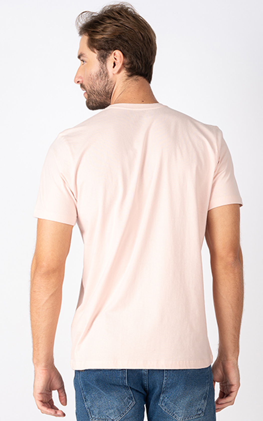 CAMISETA MAS MC COMFORT AEROPOSTALE ROSA CLARO