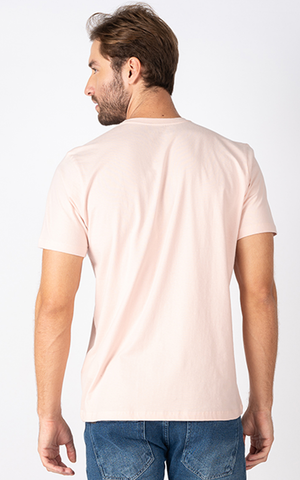 CAMISETA MAS MC COMFORT AEROPOSTALE ROSA CLARO