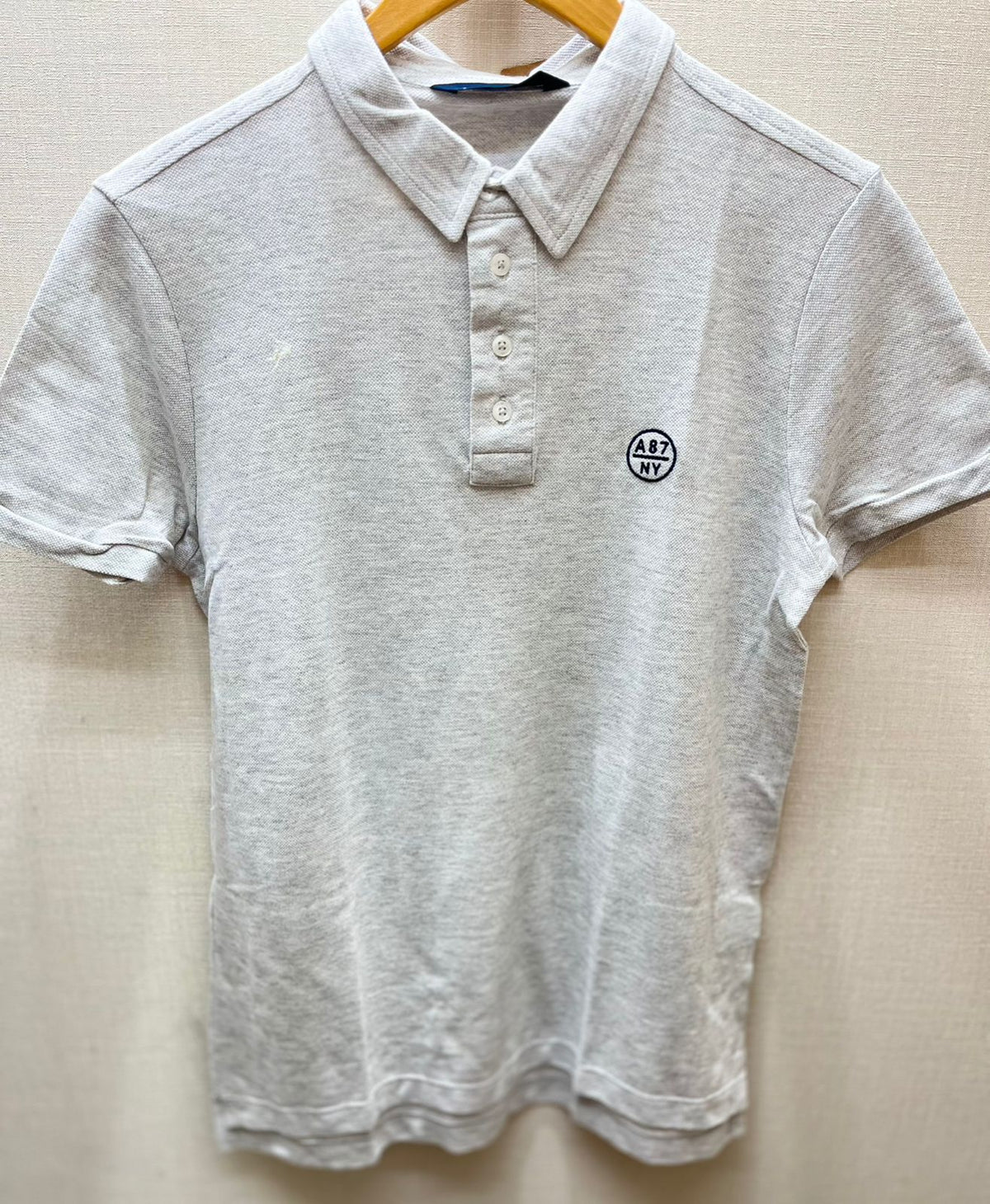 POLO MAS MC AEROPOSTALE MESCLA CLARO ALVEJADO