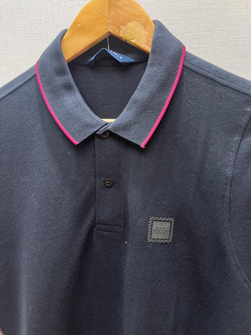 POLO MASC MC AEROPOSTALE PRETO/PINK