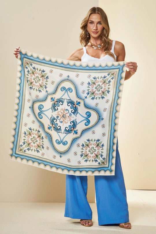 LENCO FEM DOCE TRAMA OFF WHITE