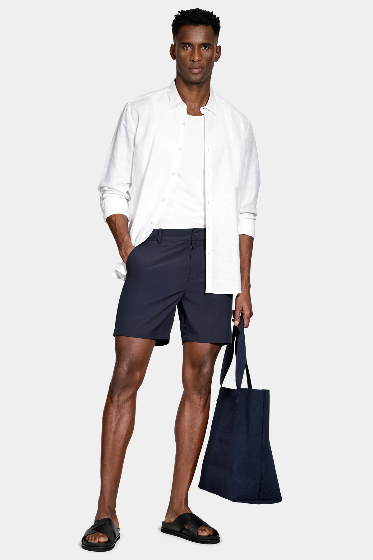 SHORTS ARAMIS TECNOLOGICO COM FIVELA MARINHO
