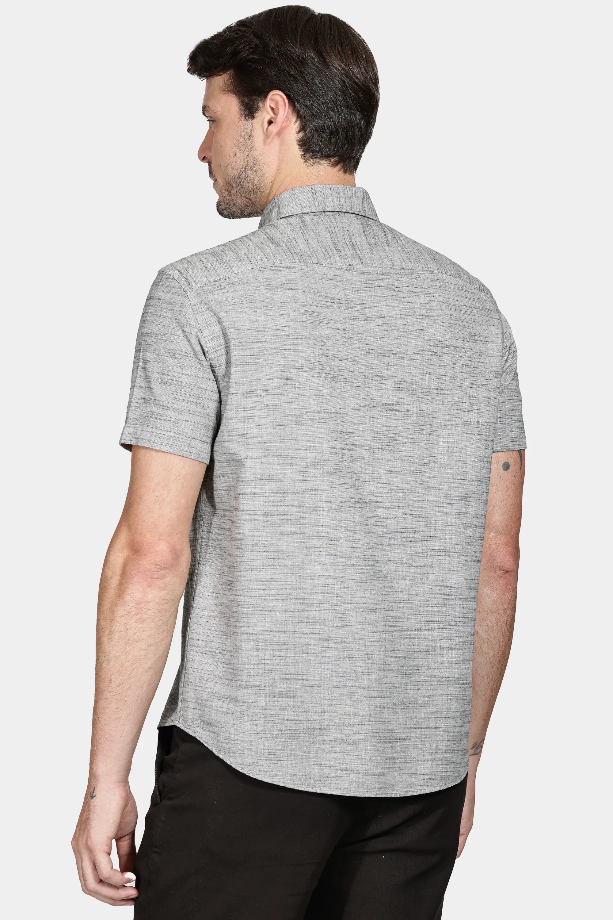 CAMISA MC ARAMIS REG LOOP FLAME BOSCO PRETO