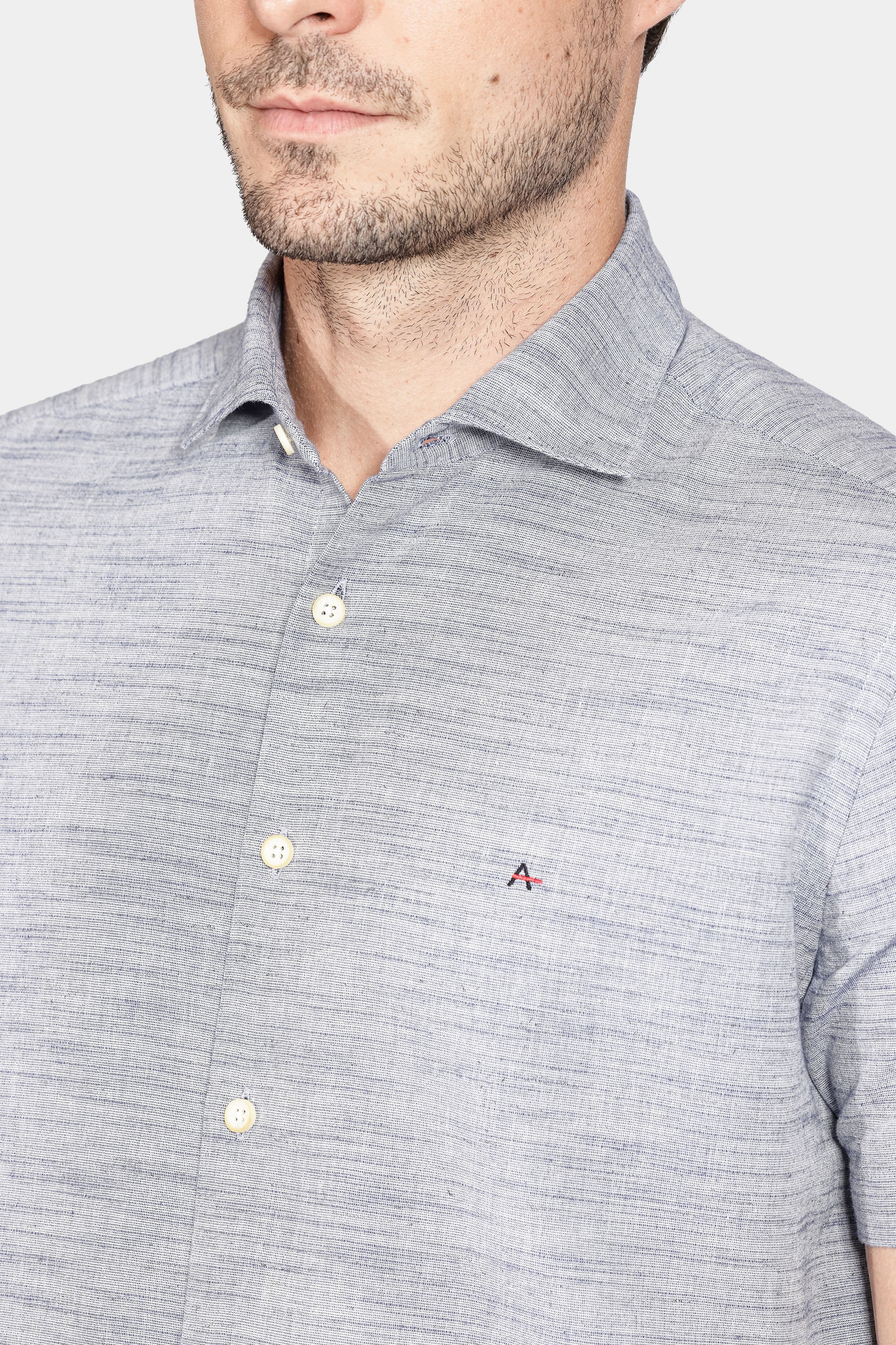 CAMISA MC ARAMIS REG LOOP FLAME BOSCO MARINHO