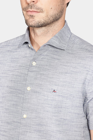 CAMISA MC ARAMIS REG LOOP FLAME BOSCO MARINHO