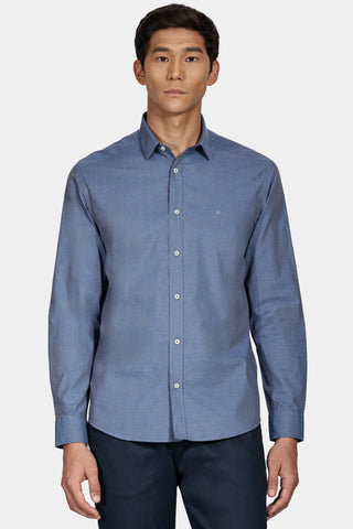 CAMISA MAS ML ARAMIS FIL A FIL ANTILIA AZUL CLASSICO