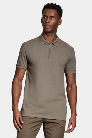 POLO MAS MC PIQUET ZIPER ARAMIS CHARUTO