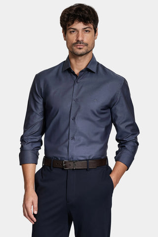 CINTO DUPLA FACE PINSTRIPE ARAMIS PRETO/CAFE