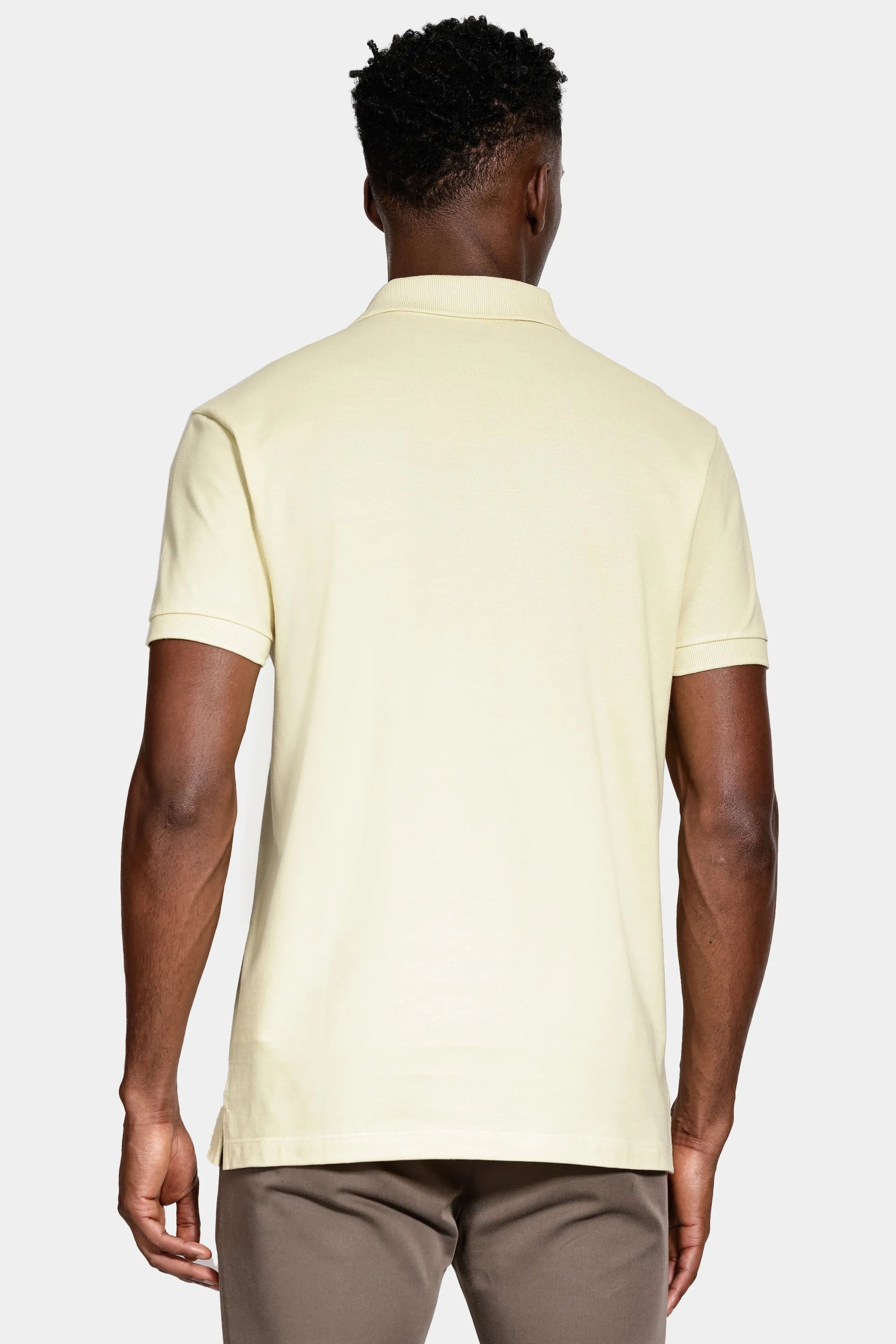 POLO MAS MC ARAMIS BASICA PIQUET CITRICO