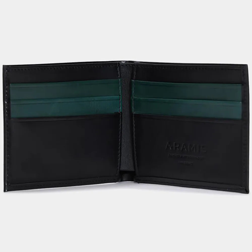 CARTEIRA ARAMIS HORIZONTAL GRID PRETO