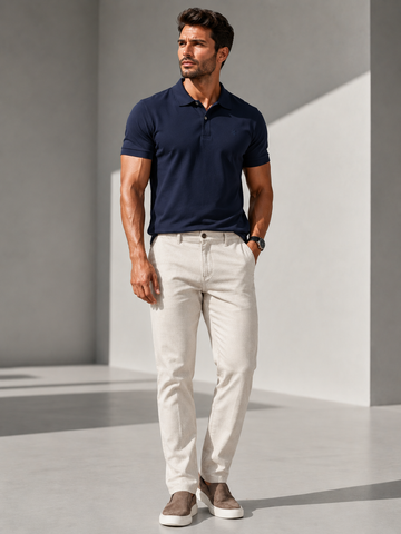 CALCA MAS CHINO BOLSO FACA MOLINE AREIA