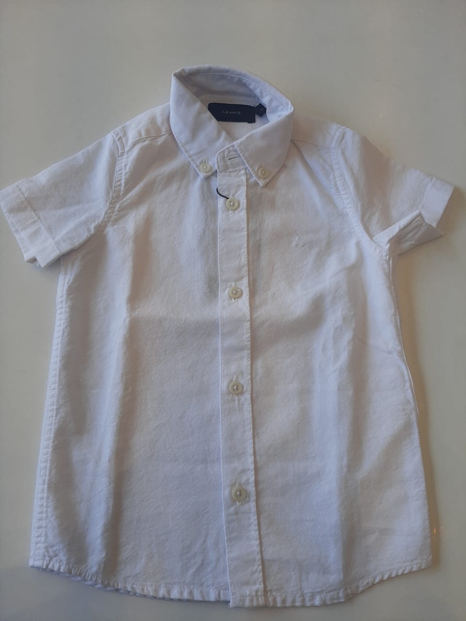 CAMISA MC ARAMIS INF OXFORD COPAN BDWN BRANCO