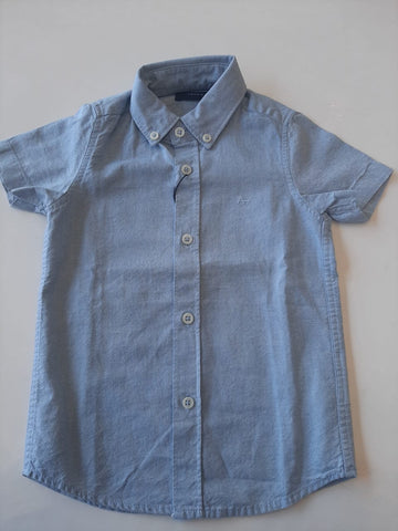 CAMISA MC ARAMIS INF OXFORD COPAN BDWN AZUL