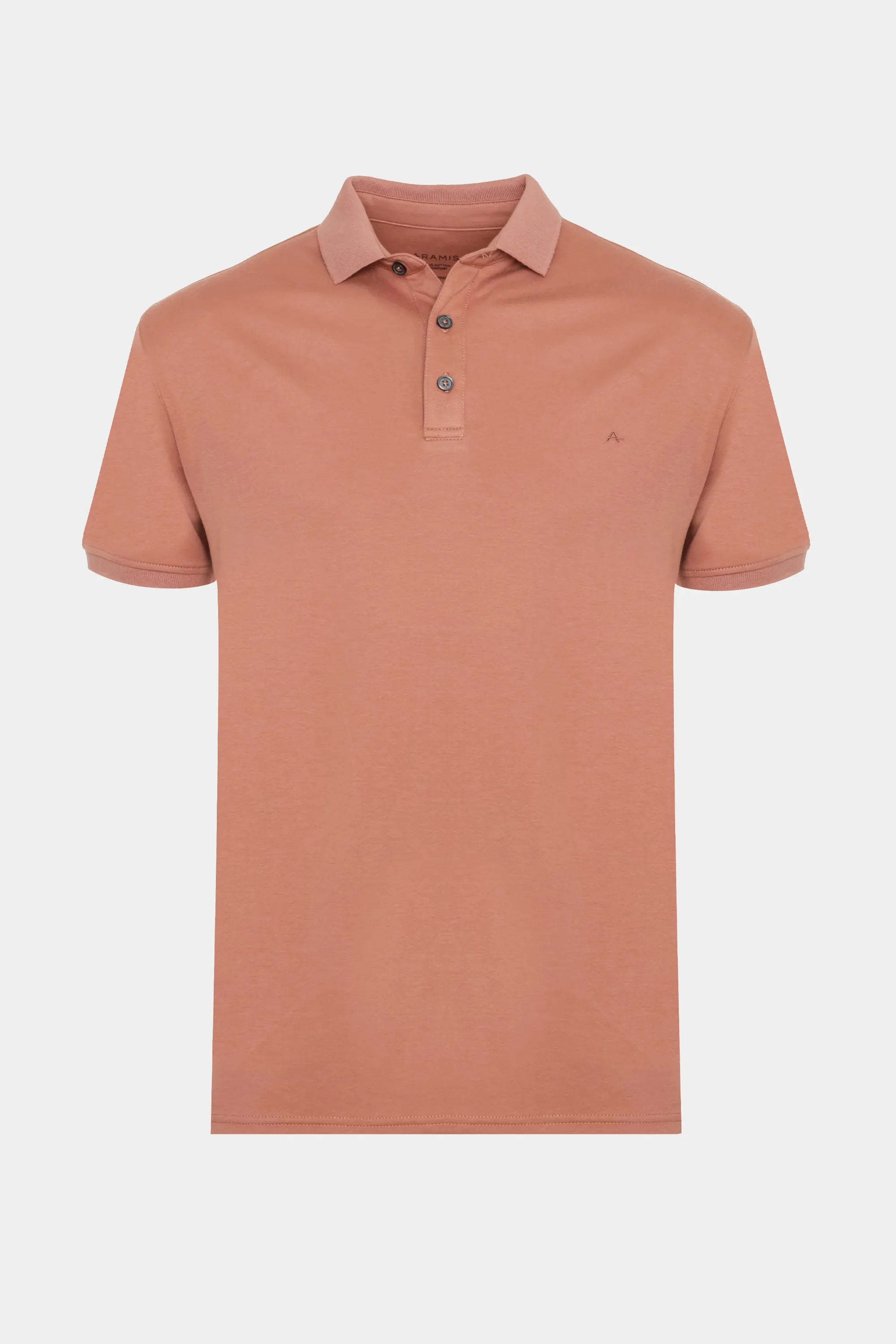 POLO TSHIRT MAS ARAMIS LIQUID COTTON TERRACOTA