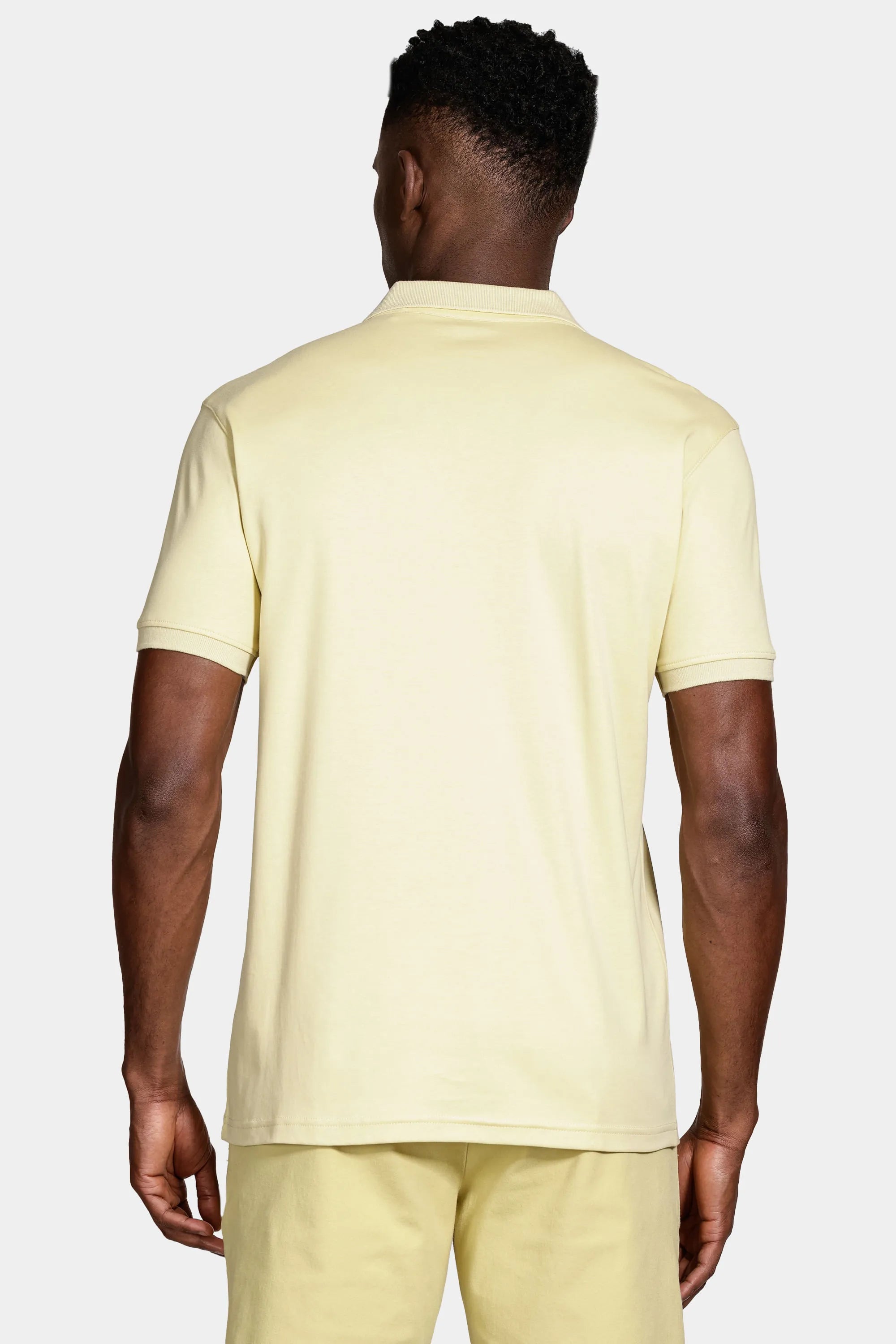 POLO TSHIRT MAS ARAMIS LIQUID COTTON VANILLA