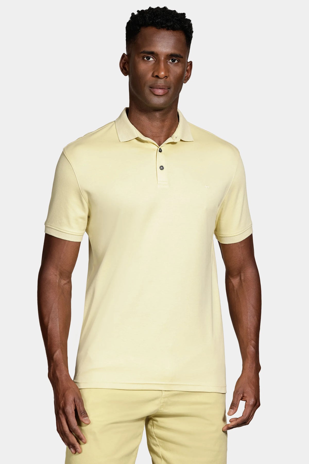 POLO TSHIRT MAS ARAMIS LIQUID COTTON VANILLA