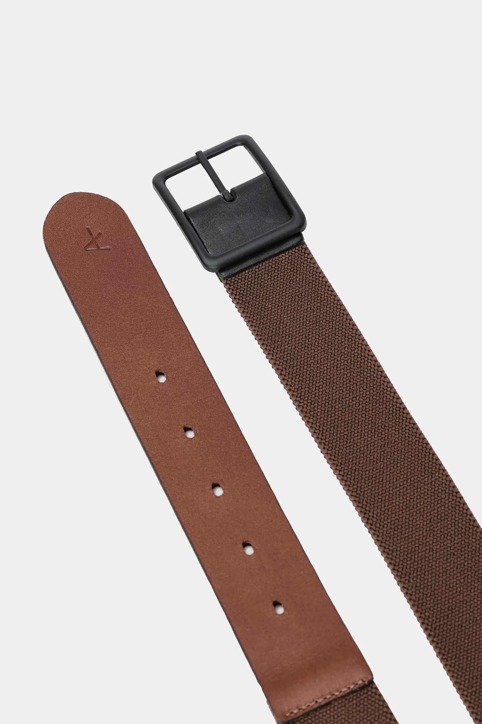 CINTO DUPLA FACE ELASTICO ARAMIS PRETO/MARROM