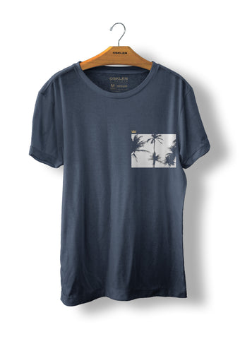 CAMISETA SLIM VINTAGE ANALG IPANEMA 2 MARINHO