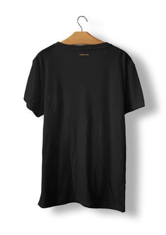 CAMISETA MC SLIM VINTAGE BLOOM PRETO
