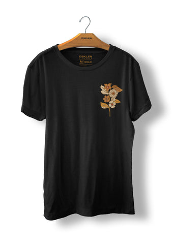 CAMISETA MC SLIM VINTAGE BLOOM PRETO