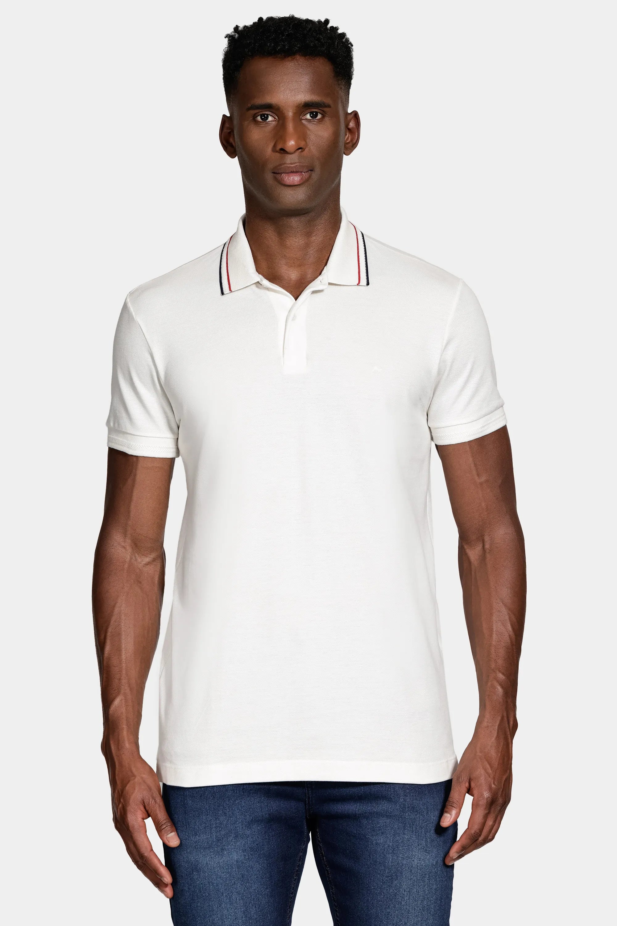 POLO MC ARAMIS PIQUET GOLA NAVY OFF WHITE