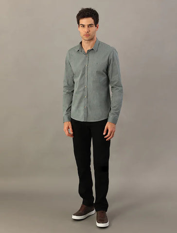 CALCA CKJ MAS JEANS SLIM 5 POCKETS PRETO