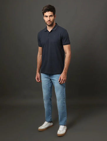 CALCA CKJ MAS JEANS SKINNY 5 POCKETS AZUL CLARO