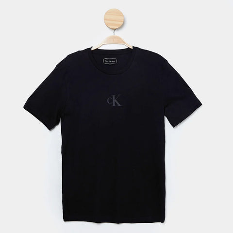 CAMISETA CKJ KIDS MC RUBBER PATCH PRETO