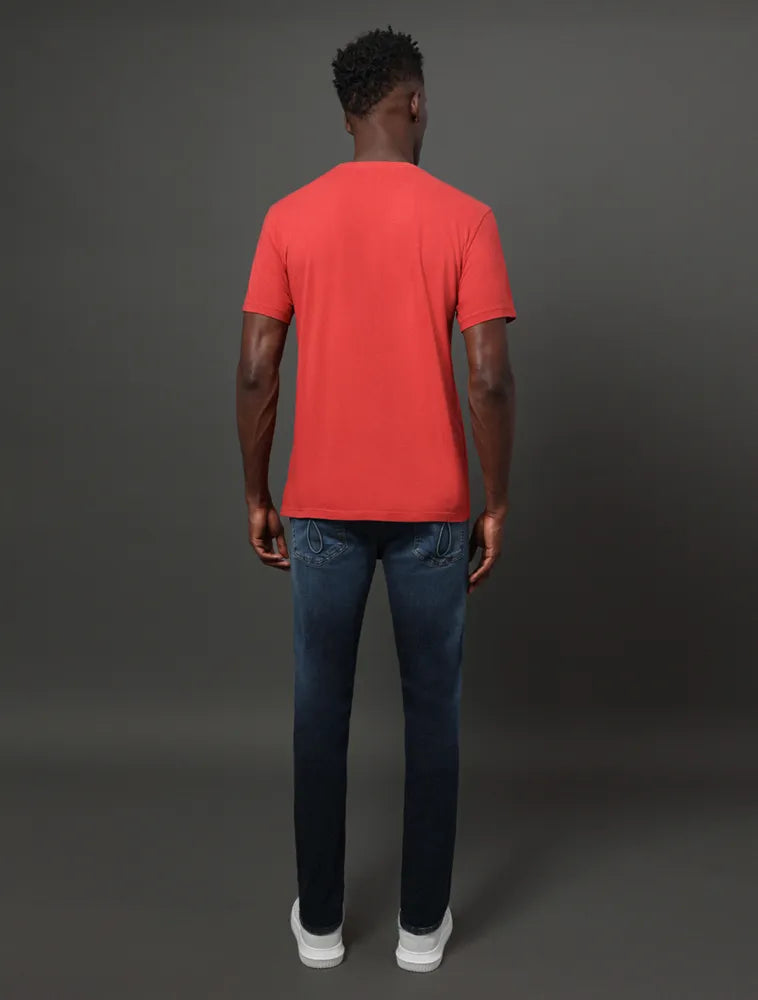 CAMISETA CKJ MAS MC REISSUE PEITO VERMELHO