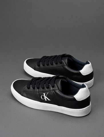 TENIS CKJ KIDS MAS SKATE SIDE CK PRETO
