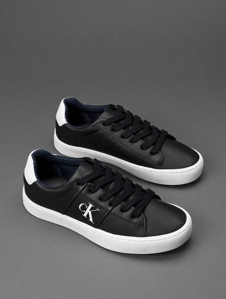 TENIS CKJ KIDS MAS SKATE SIDE CK PRETO