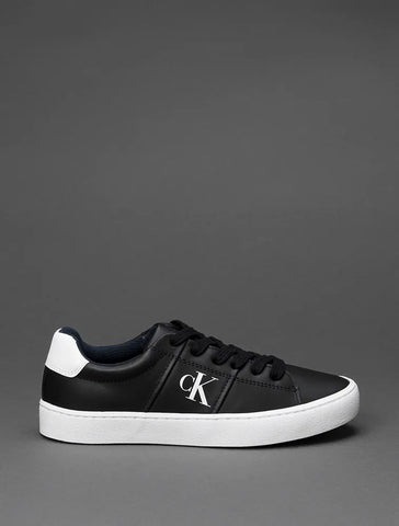 TENIS CKJ KIDS MAS SKATE SIDE CK PRETO