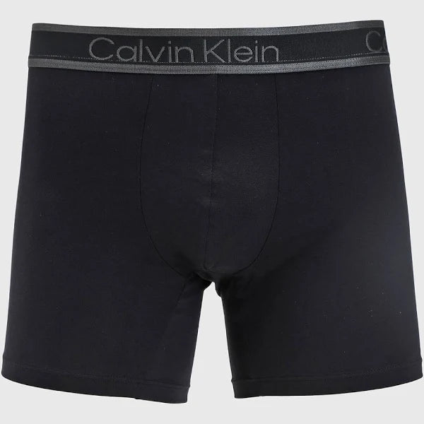 CUECA CKJ MAS BOXER MODAL TONAL LOGO PRETO