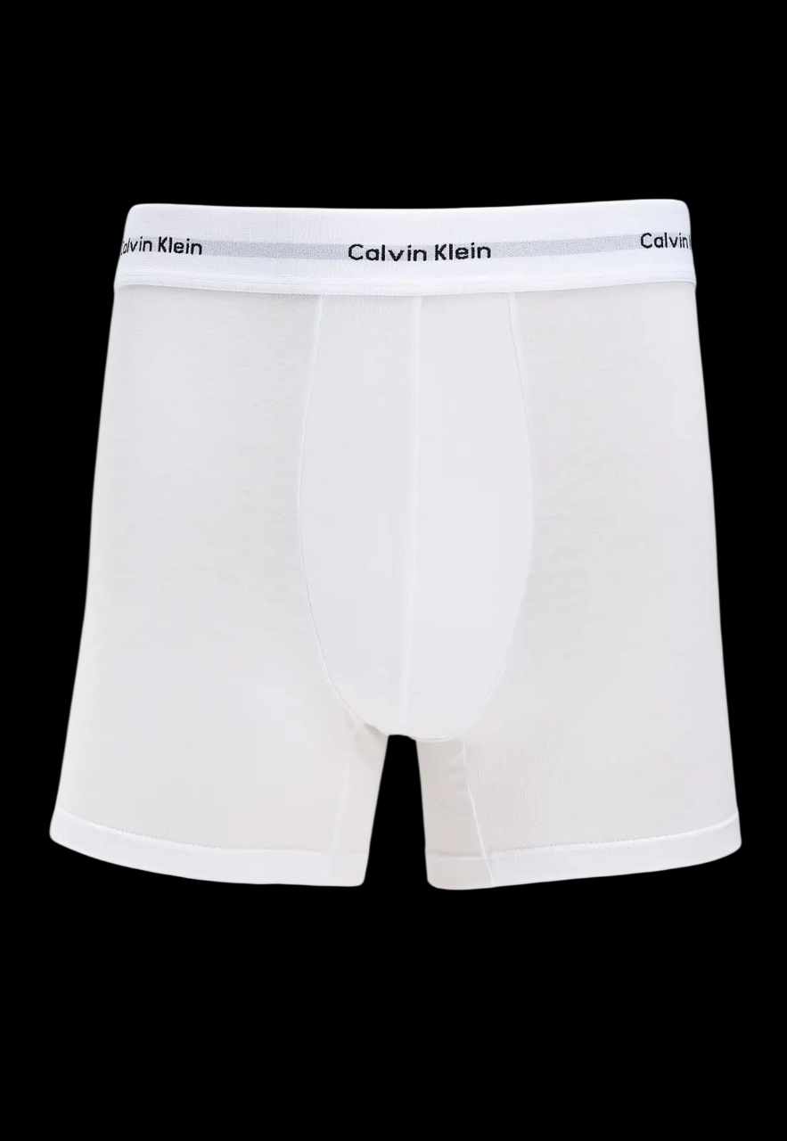 CUECA CKJ MAS BOXER MODAL TONAL LOGO BRANCO
