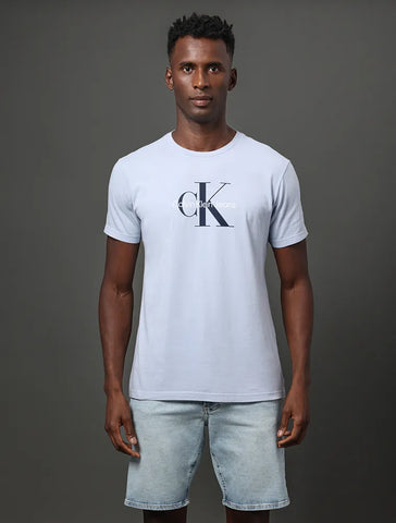 CAMISETA MC MAS CKJ RE ISSUE LAVANDA