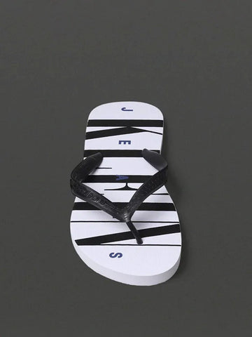 CHINELO MAS CKJ LOGO SERIF FONT BRANCO