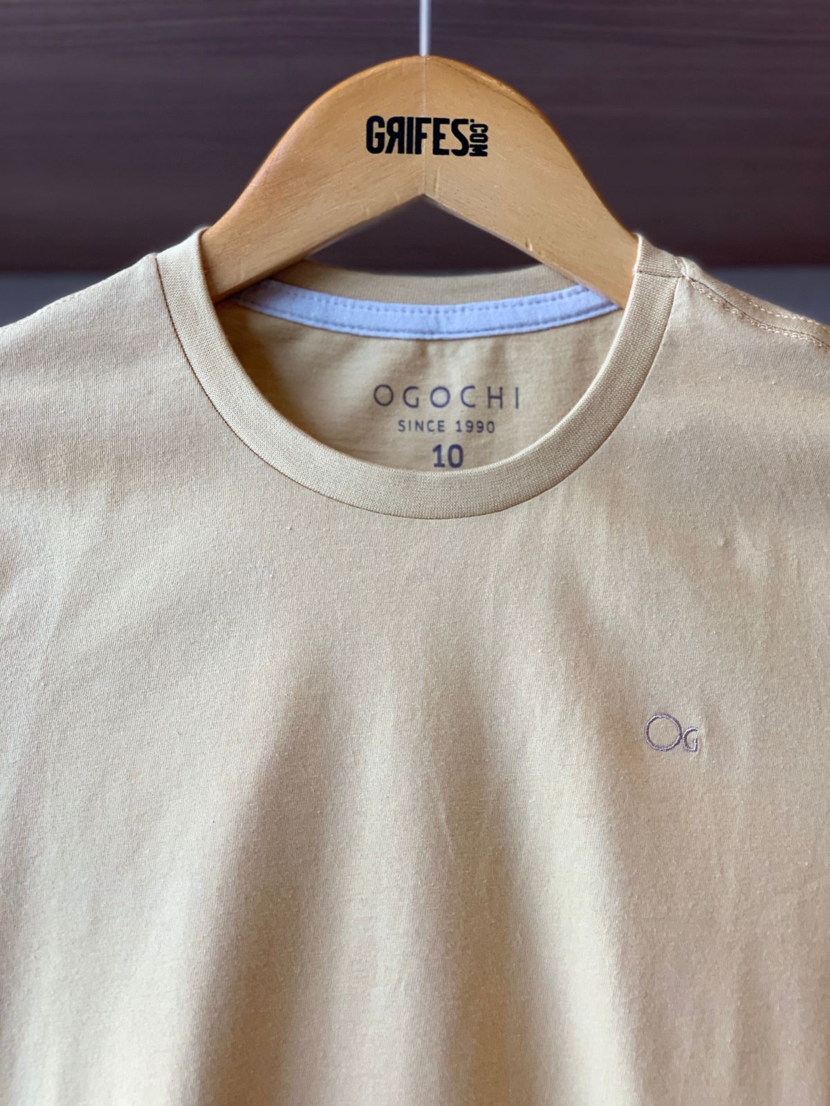 CAMISETA MAS MC ESSENCIAL OGOCHI MOSTARDA 0928