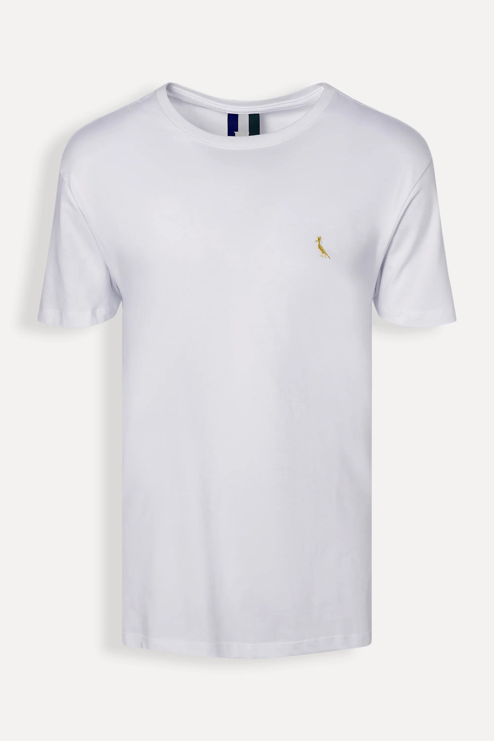 CAMISETA RSV REGULAR BORDADO GOLDEN BRANCO