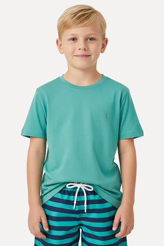 CAMISETA RSV MINI MC MALHA PESSEGO VERDE BANDEIRA