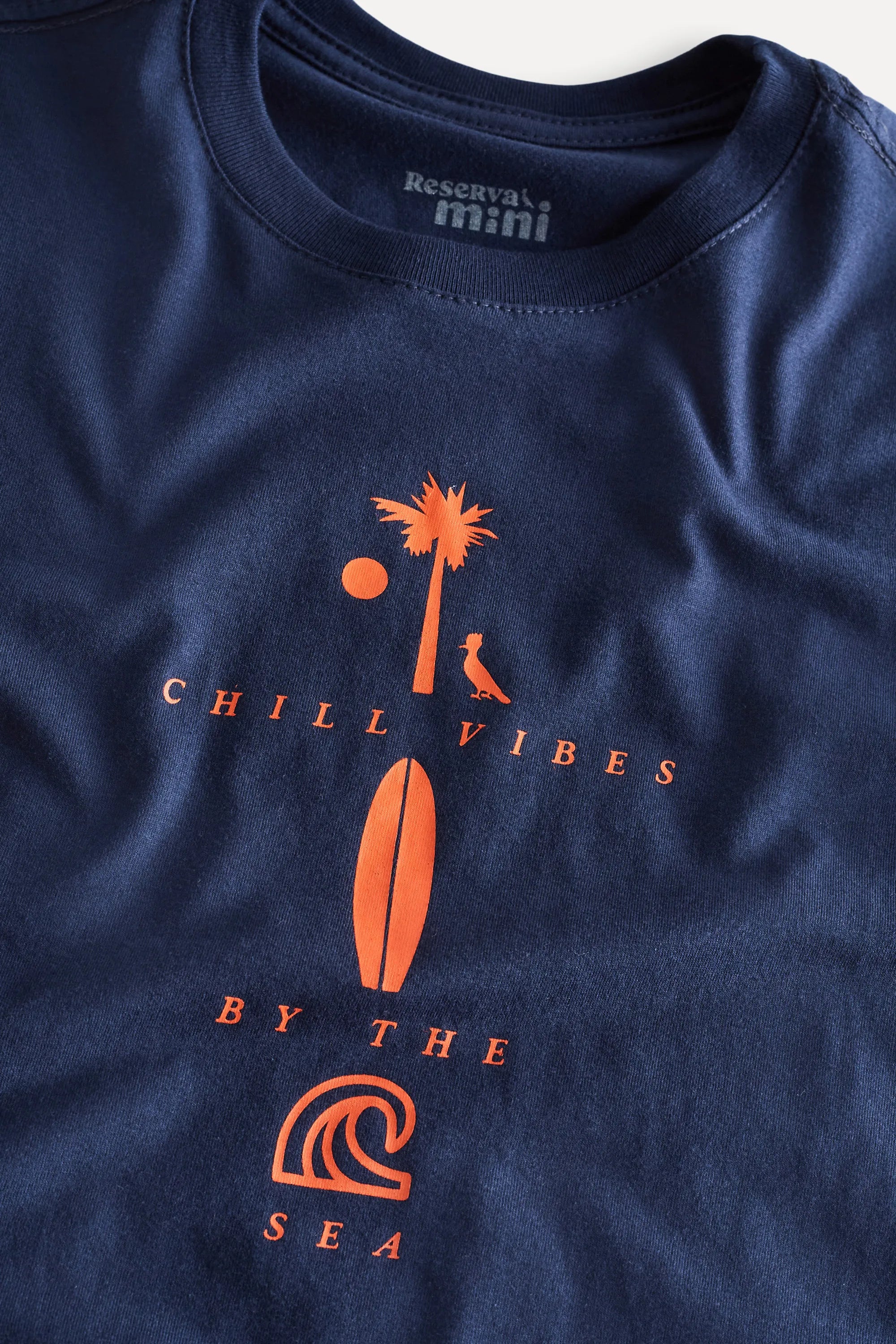 CAMISETA RSV MINI ESTAMPA CHILL VIBES MARINHO