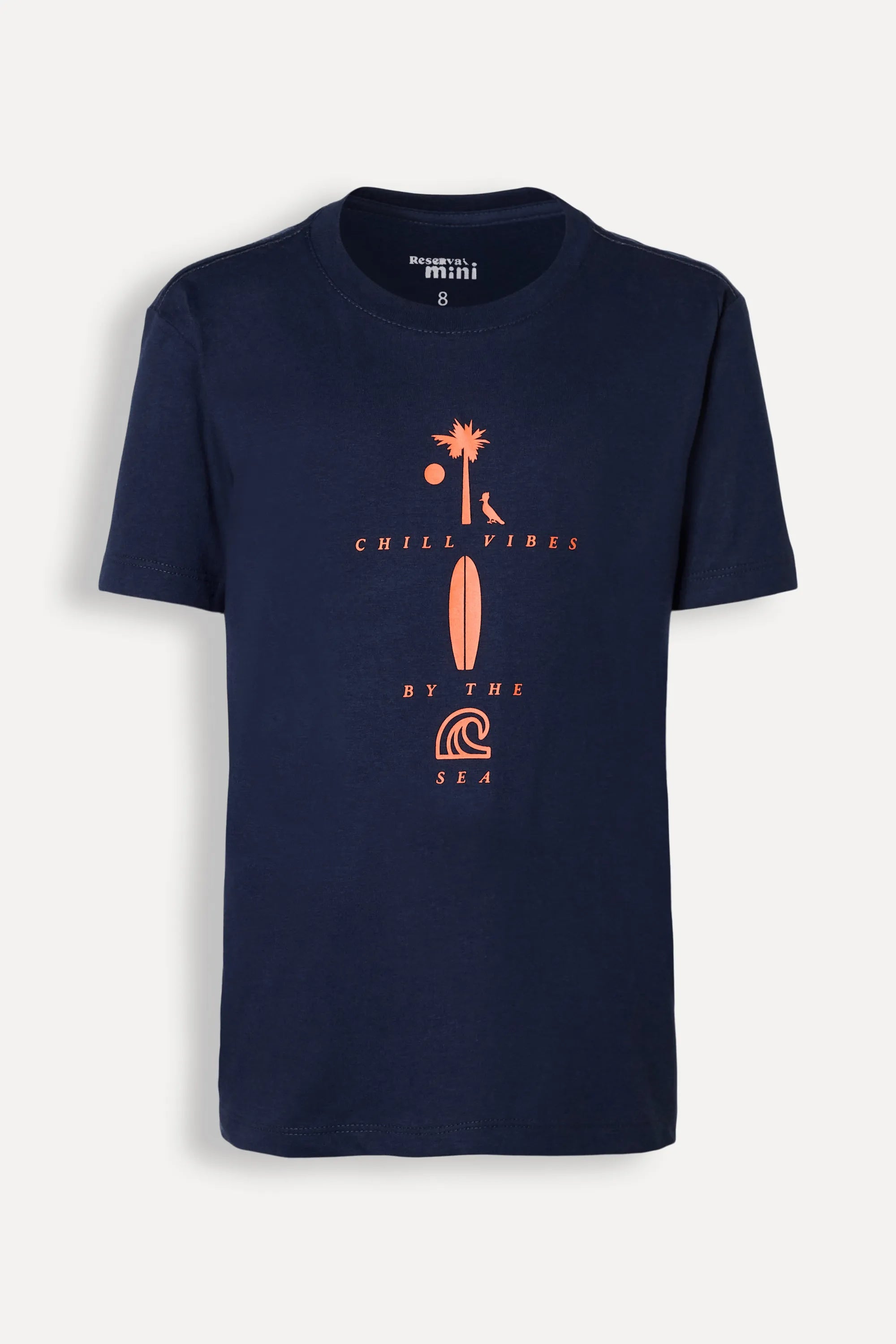 CAMISETA RSV MINI ESTAMPA CHILL VIBES MARINHO