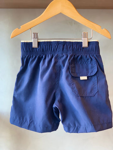 BERMUDA KIDS TACTEL PELETIZADO LISO MARINHO/KHAKI