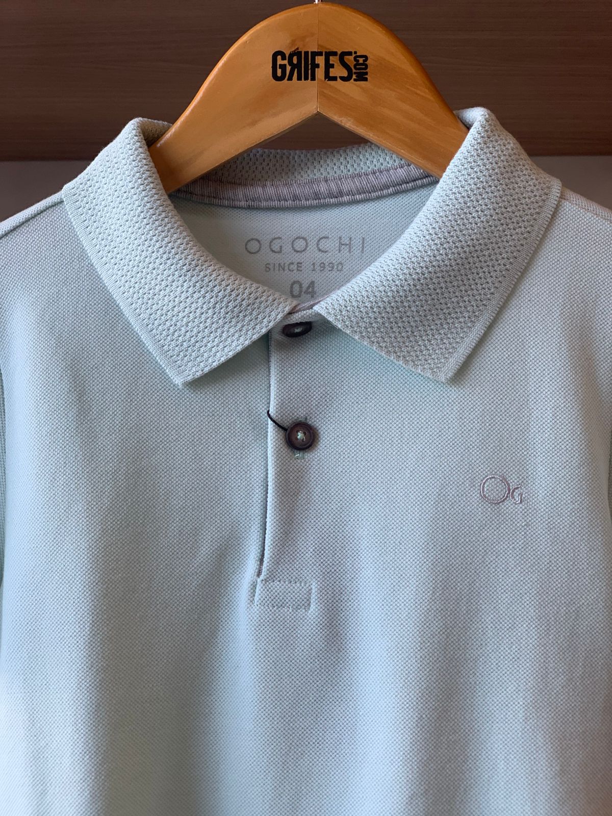 POLO OGOCHI INF MC ESSENCIAL SLIM VERDE AGUA 0207