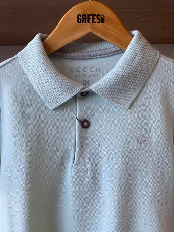 POLO OGOCHI INF MC ESSENCIAL SLIM VERDE AGUA 0207